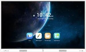 Интерактивная панель с диагональю 65 дюймов, разрешением UHD 4K 3840x2160, количество касаний 20