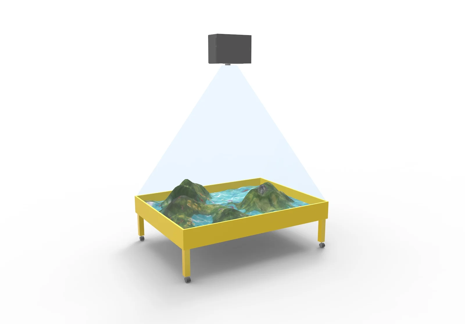 Интерактивная песочница InterTouch стационарная 4 в 1