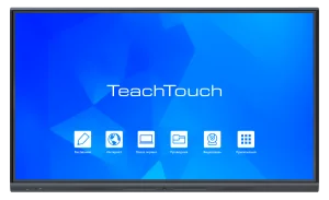 TeachTouch 5.5LE — это интерактивный дисплей со встроенным компьютером на базе ОС Android, динамиками и набором предустановленных приложений для образования и совместной работы
