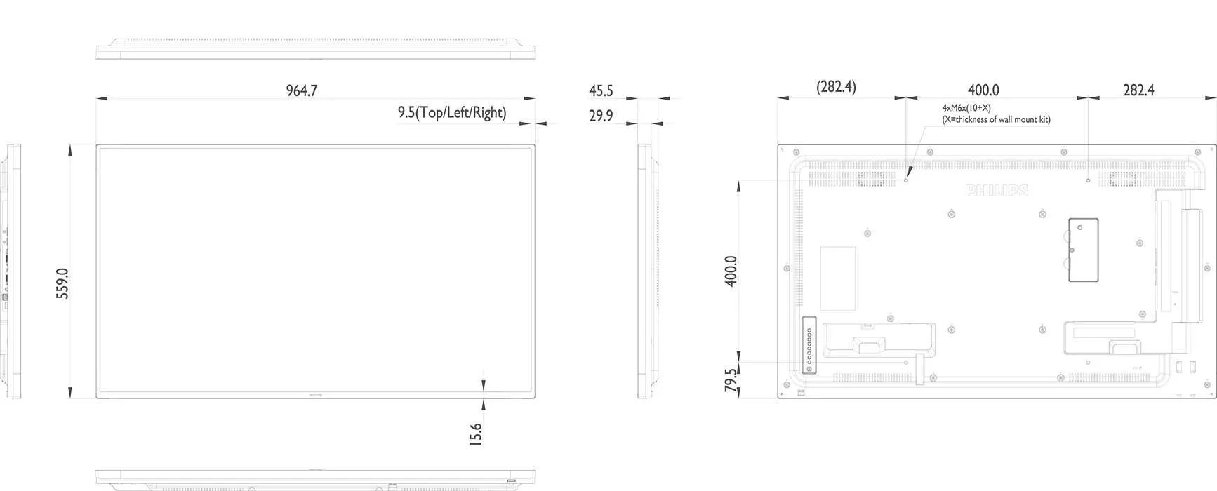 Профессиональная панель Philips 43BDL4050D/00 Профессиональная панель Philips 43BDL4050D/00