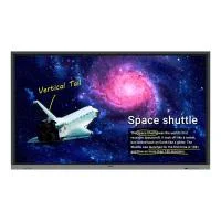 Интерактивная панель с диагональю 86 дюймов | разрешением 4K UltraHD 3840x2160 | 20 одновременных касаний | Android