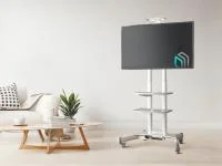 Мобильная стойка ONKRON TS1552 белая