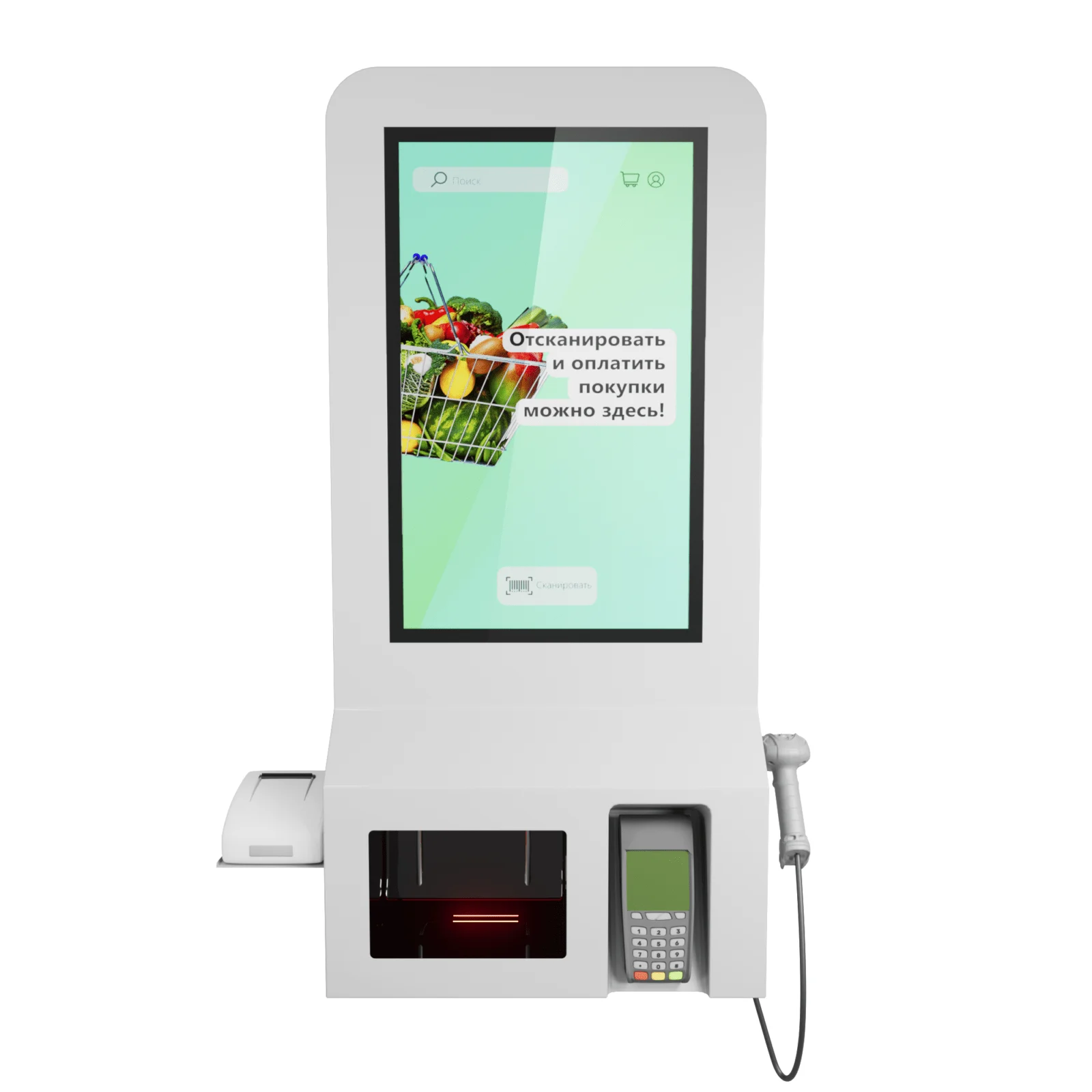 Настенный терминал самообслуживания LIGA group ПЭЙД 24"