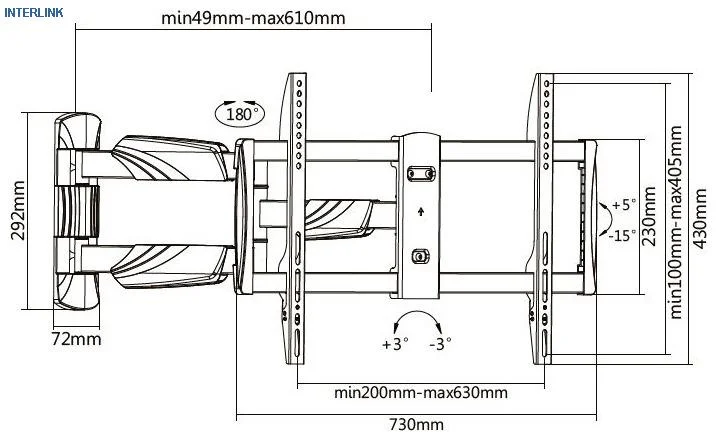 Кронштейн настенный Digis DSM-5063