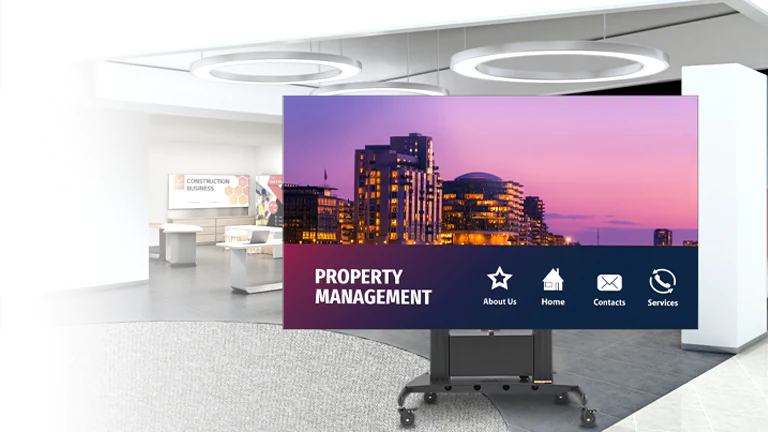 Моторизованная стойка LG ST-1362FH для дисплея LAEC015 136″