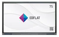 Интерактивная панель EDFLAT EDF75UH | Диагональ 75 дюймов | Разрешение 4K UHD 3840x2160 | Android 11