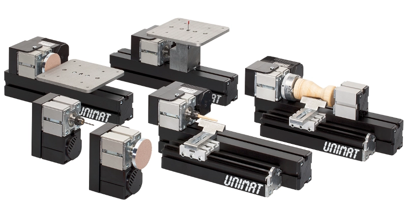 Конструктор модульных станков UNIMAT ML Design & Technology. Базовый набор.(4в1) 160150EDUB