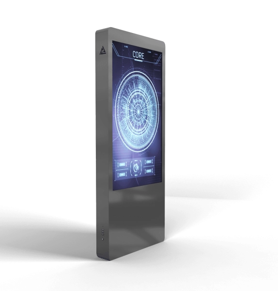 Настенный киоск Aurora Premium 55" с индукционной петлей и Kiosk Info